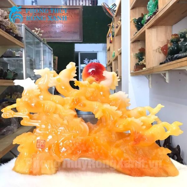 BÁT MÃ PHONG THỦY VÀNG ĐẾ POLY | Biểu tượng cho may mắn